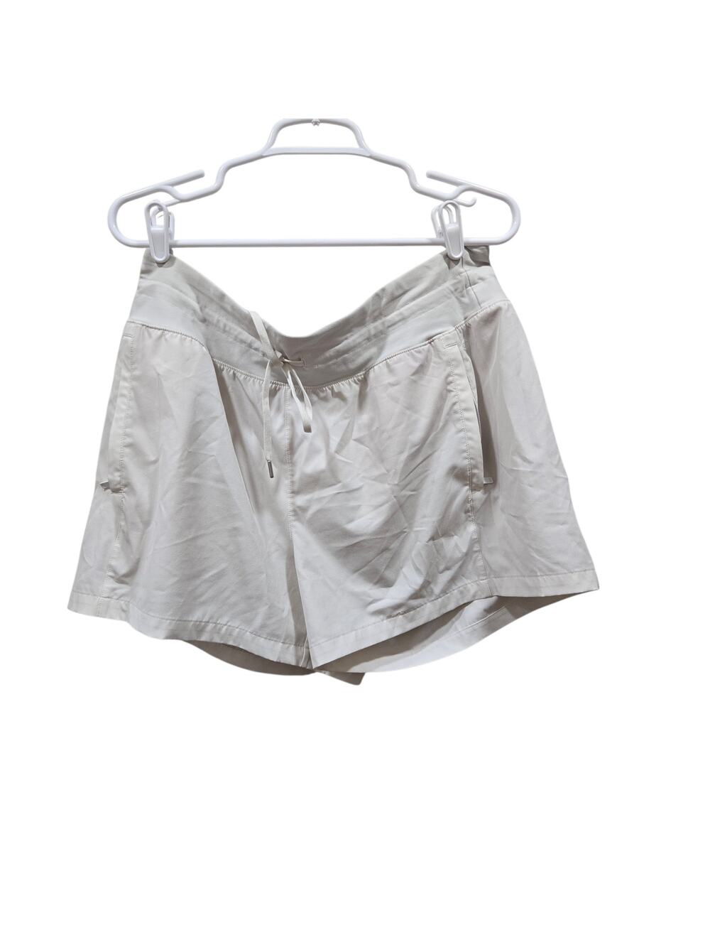 Calia Womens Large White Golf Shorts Performance Stretch Athletic Side Zip